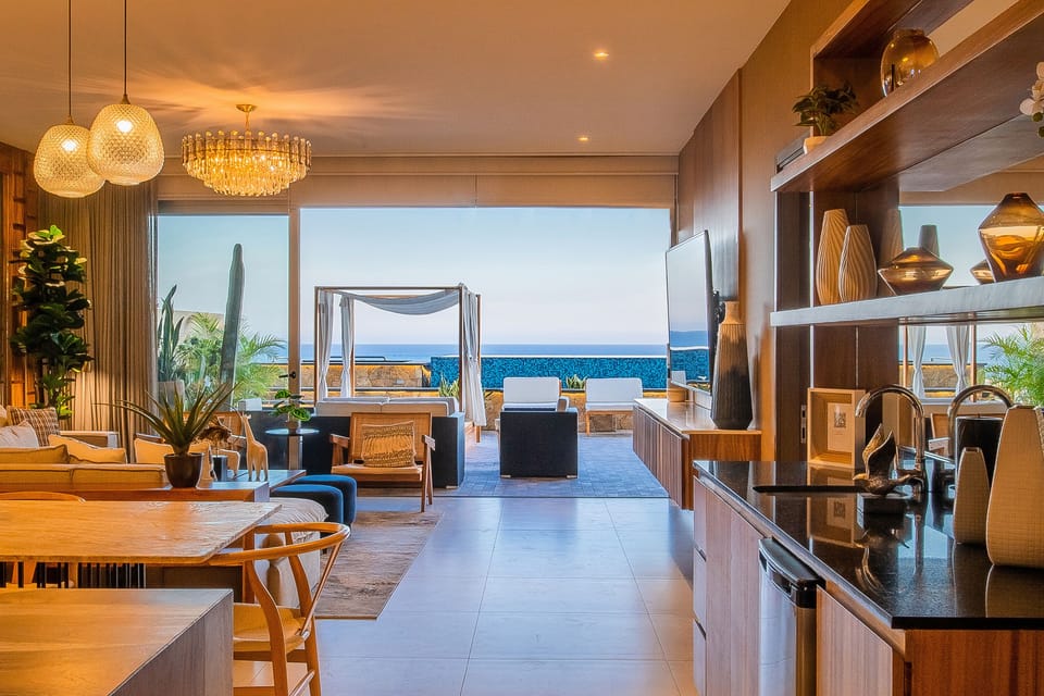 Living and dining area