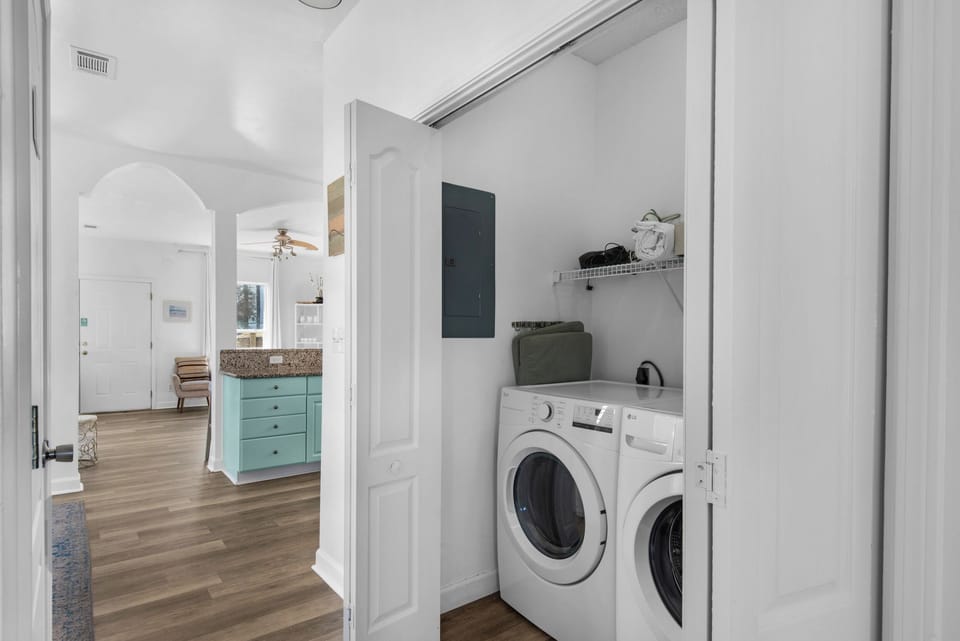 Washer and dryer