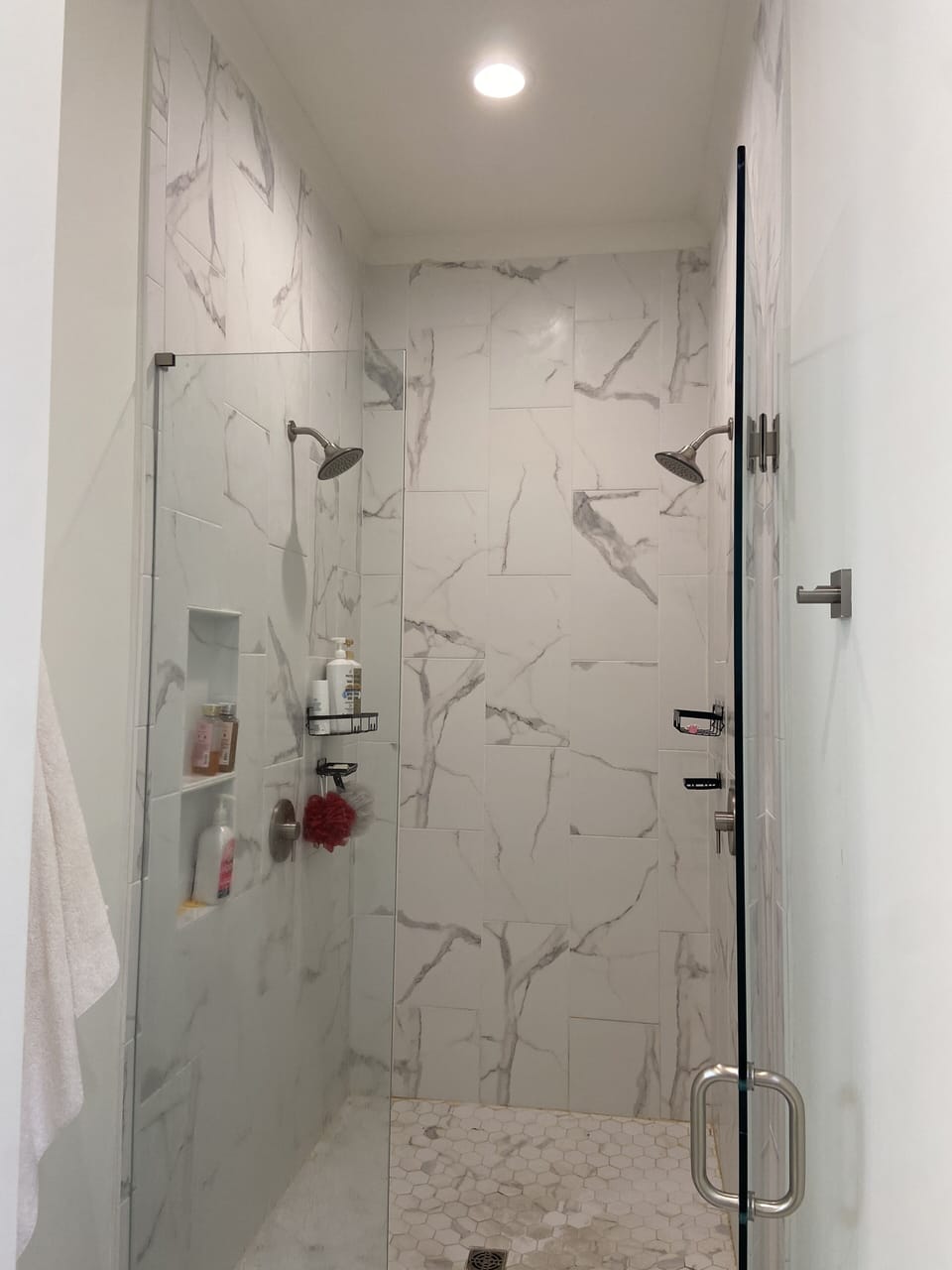 Master shower