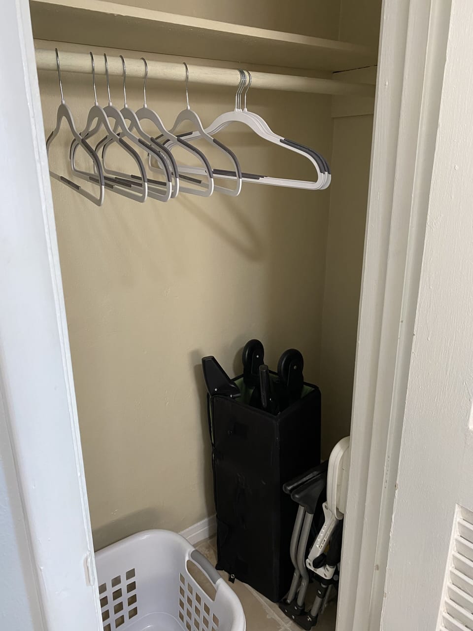 There is a pack n’ play and high chair available in the second bedroom closet!