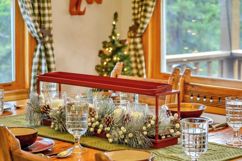Dining space for the group