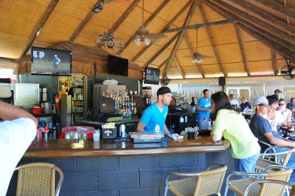 Poolside bar