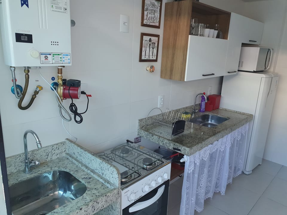 Apartment | Private kitchen | Microwave, oven, coffee/tea maker, blender
