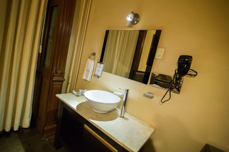 Standard Room, 2 Double Beds | Bathroom sink