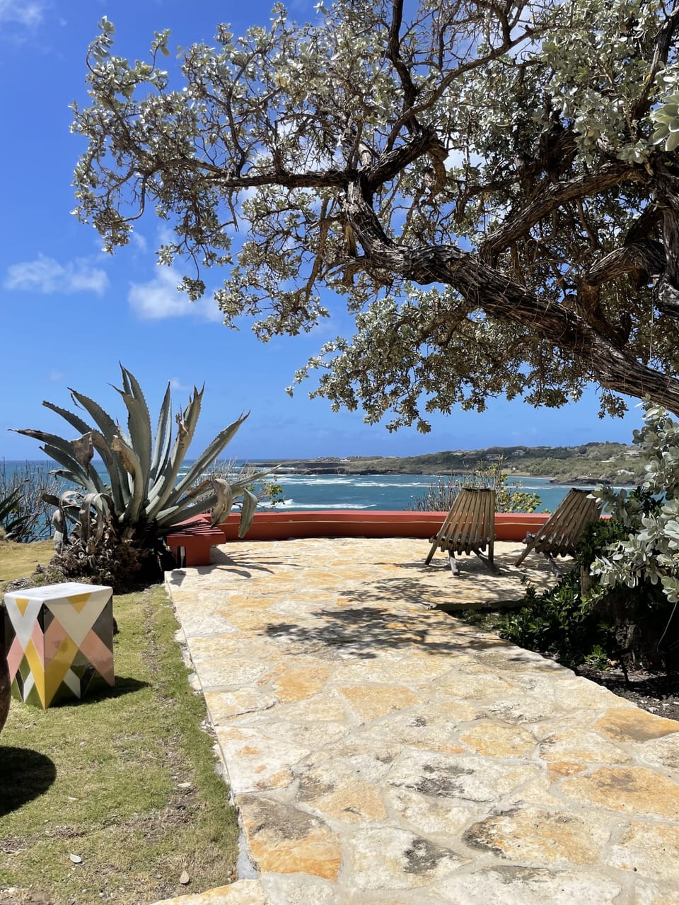 The main terrace