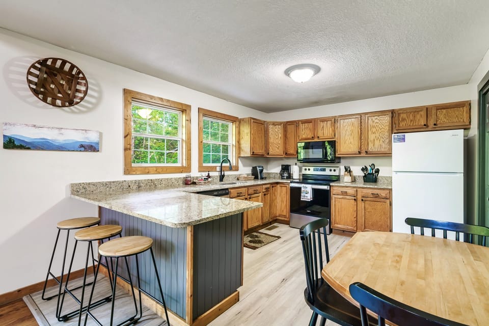 A fully stocked kitchen