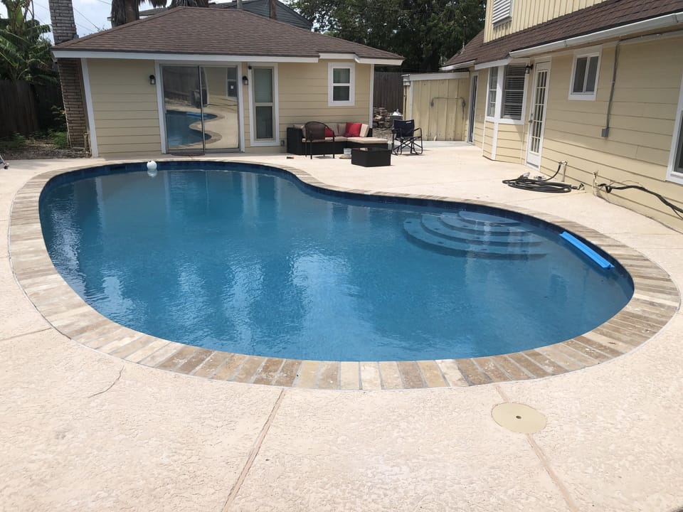 Private pool remodeled in 2022