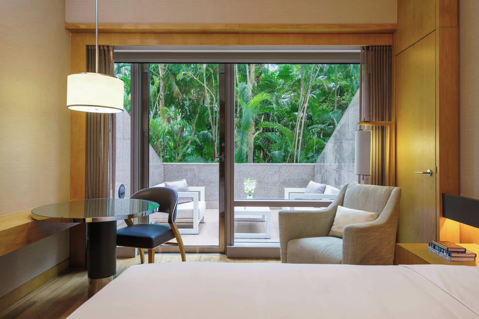 Room, 1 Queen Bed, Balcony, Garden View | Premium bedding, minibar, in-room safe, desk