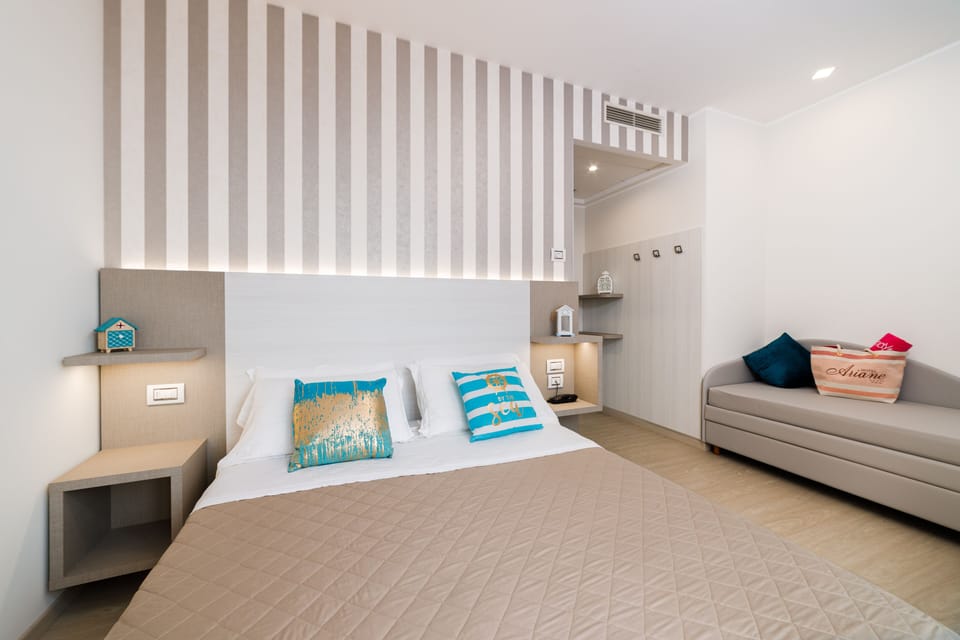 Standard Quadruple Room, Sea View | In-room safe, desk, soundproofing, free WiFi