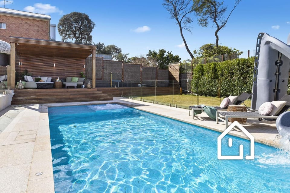 A stunning backyard oasis!