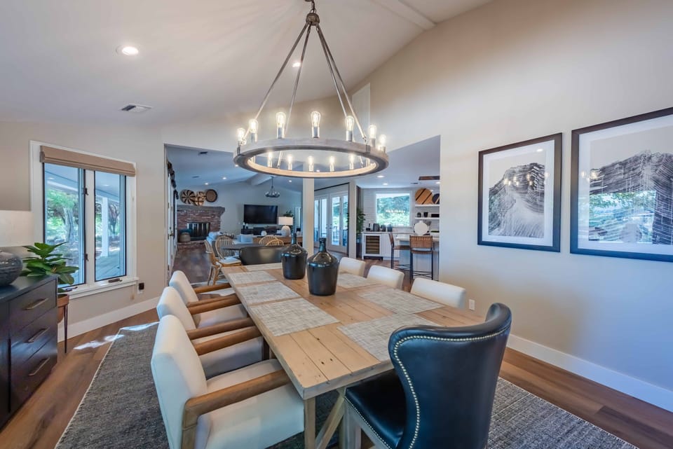 Large dining room table