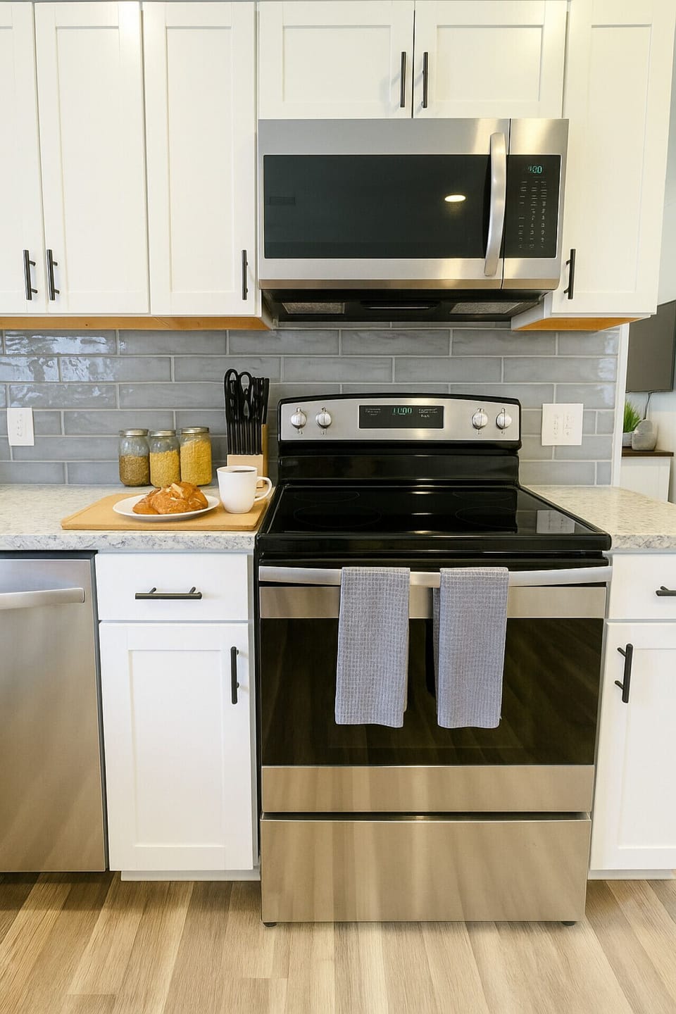Stainless Steel Kitchen Appliances.
