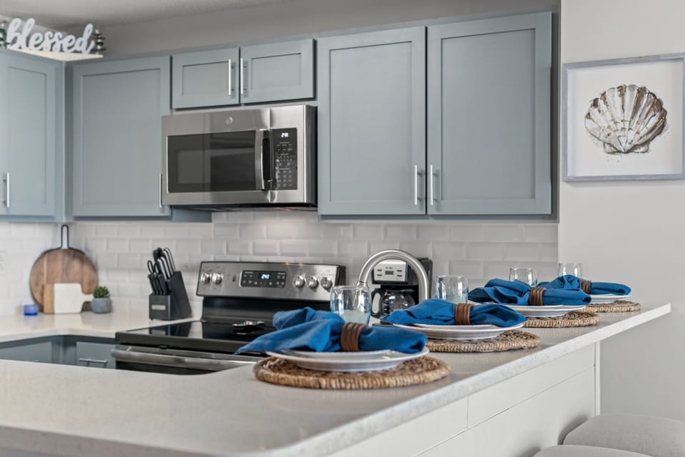 Kitchen with Stainless Steel Appliances