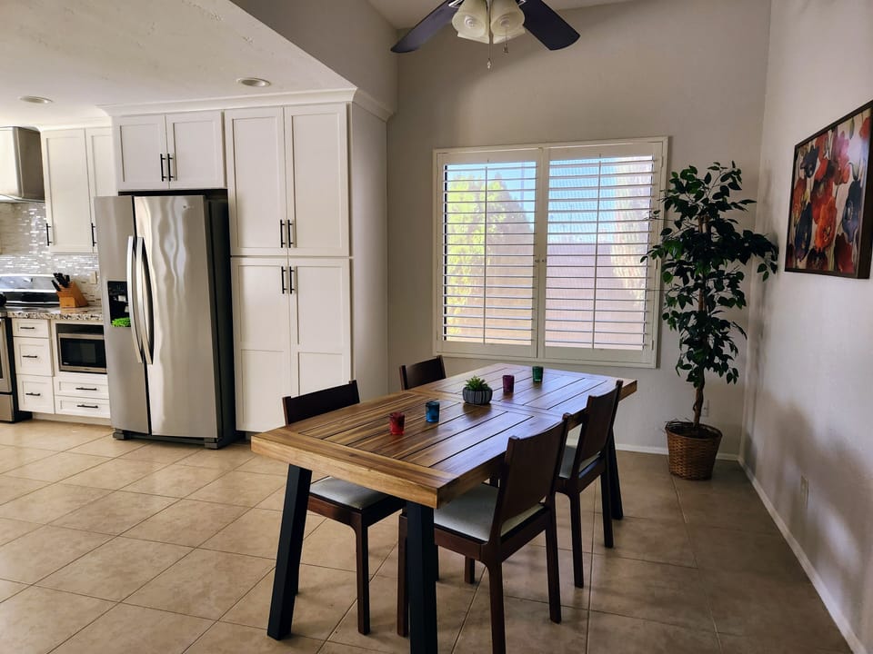 Dining Area with Den to left
