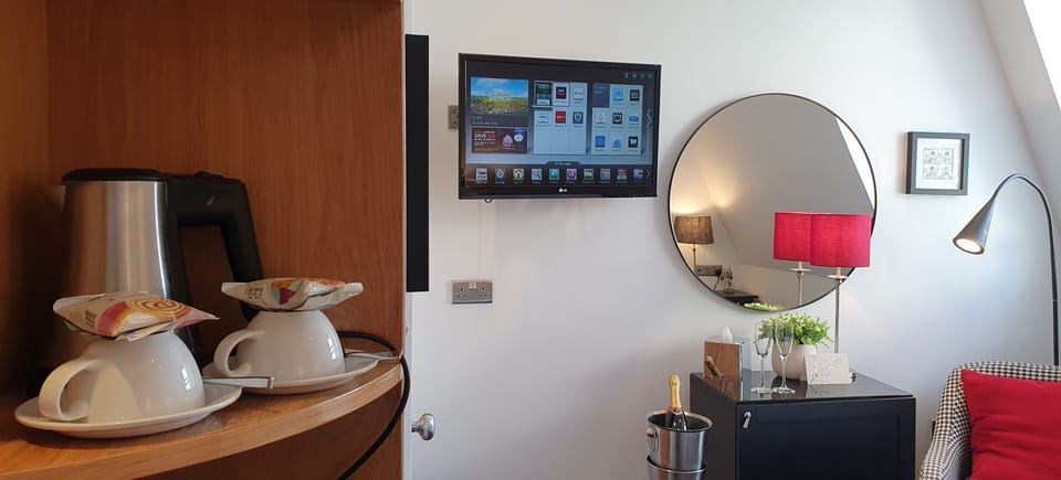 City Double Room, Garden View (Fourth Floor) | Premium bedding, minibar, individually decorated, individually furnished
