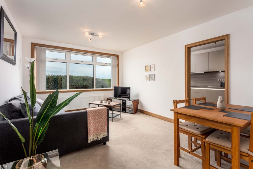 Signature Apartment | Living area | 32-inch Smart TV with satellite channels, TV, Netflix