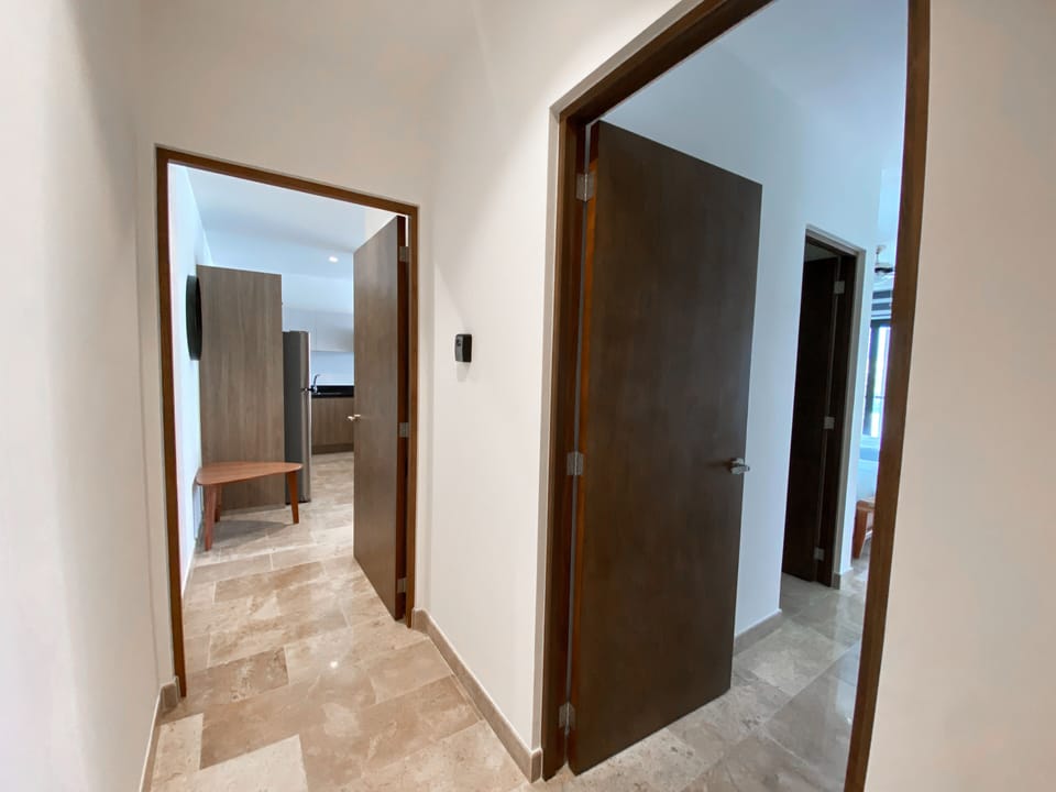 Interior entrance