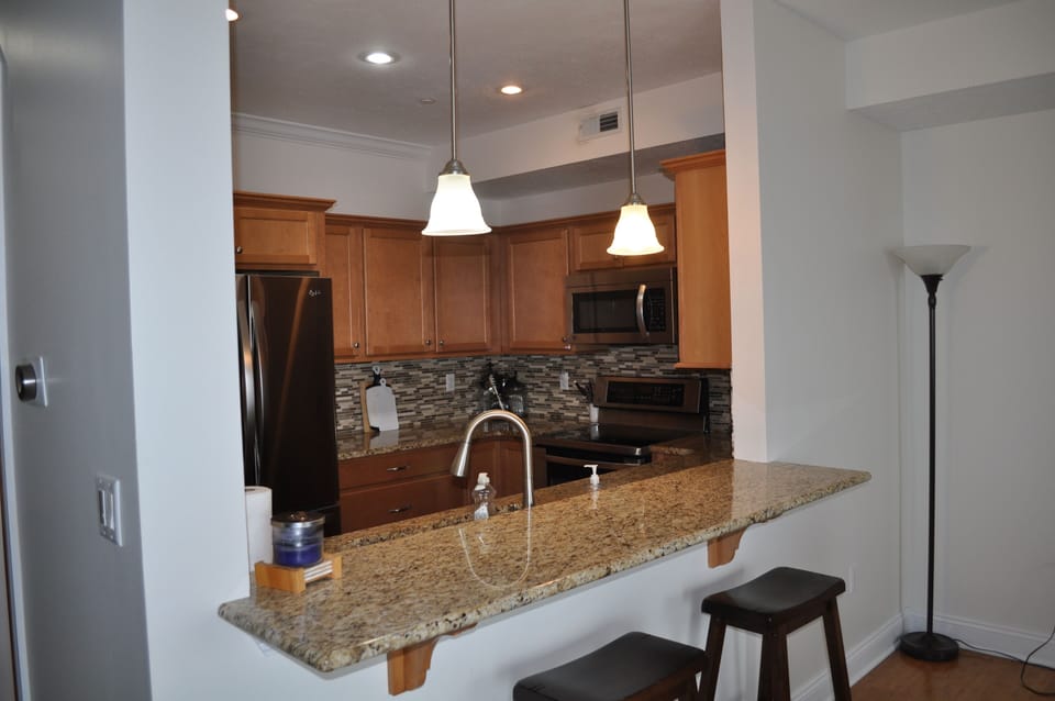 Granite kitchen counter