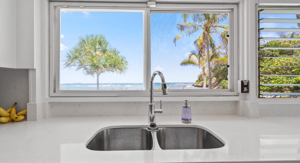 Kitchen window view