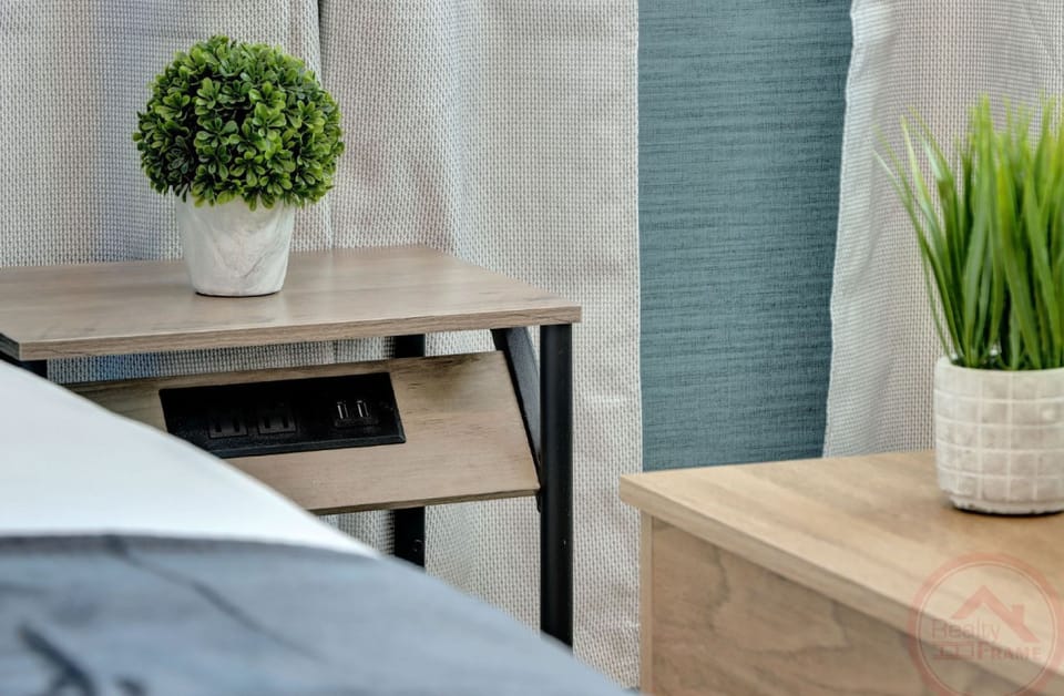 Room 6 | Individually furnished, blackout drapes, iron/ironing board, free WiFi