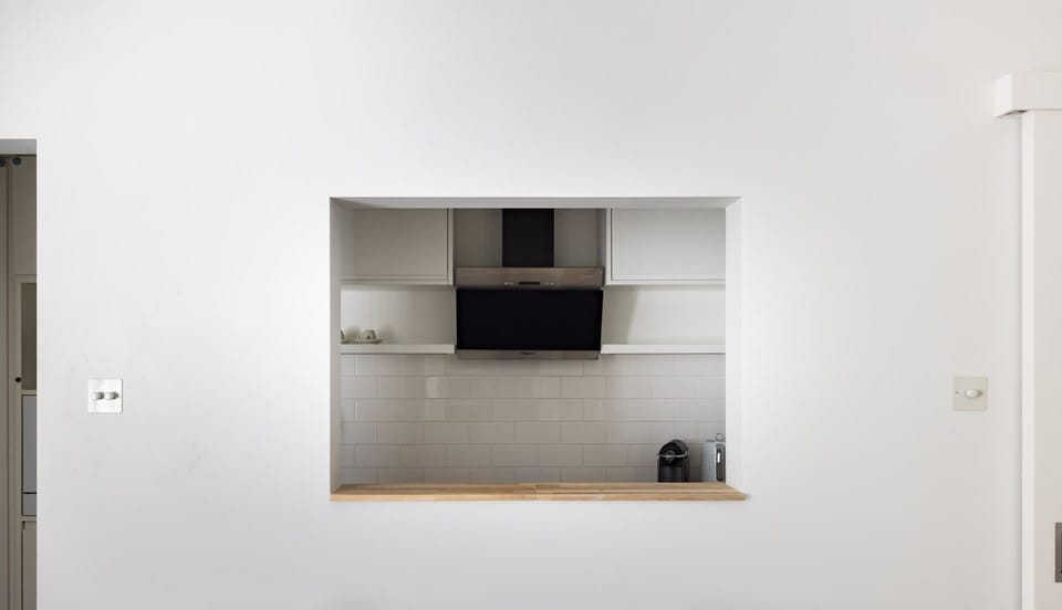 Hogarth Road open-concept living area