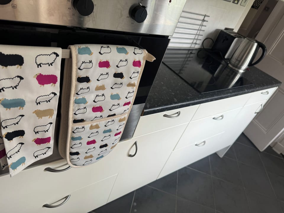 The kitchen is well equipped