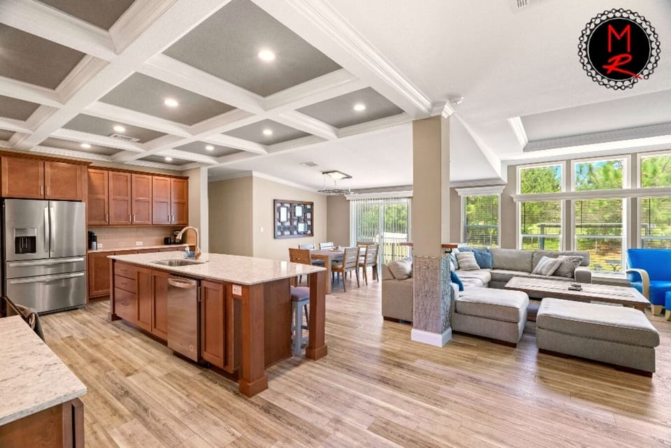 Our Factory Ride 4 bedroom 3 bath home sleeps 12
main dining, living room, kitchen area