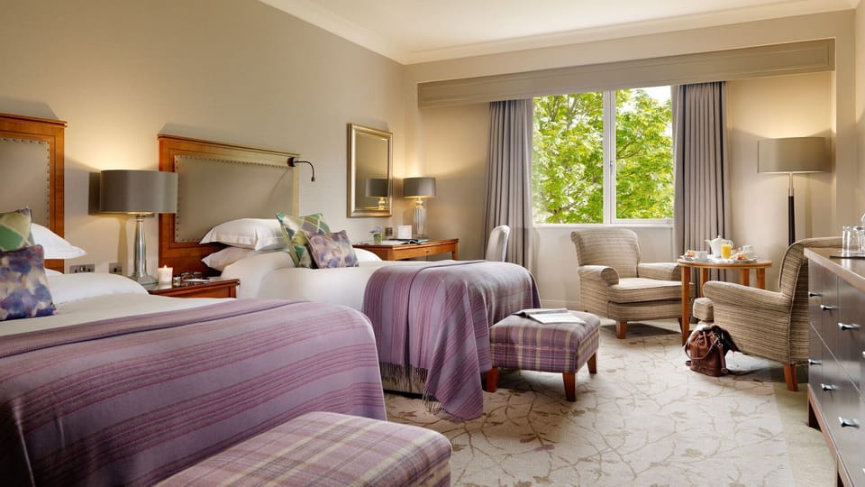 Premium bedding, pillowtop beds, in-room safe, desk