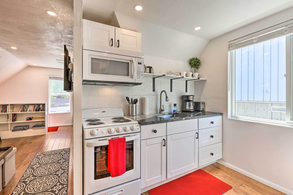 Kitchen | 2nd-Floor Unit | Additional Vacation Rental Downstairs