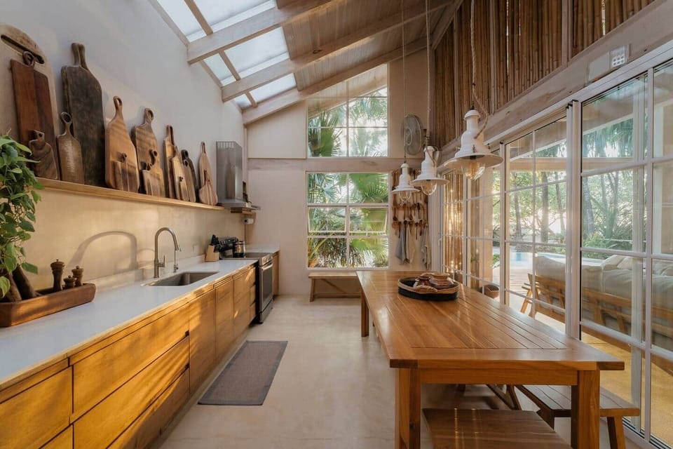 high-end indoor kitchen