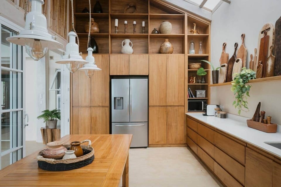 whether your are traveling solo, or with a group of friends, our fully equipped kitchen has everything you might need to make the perfect meals!