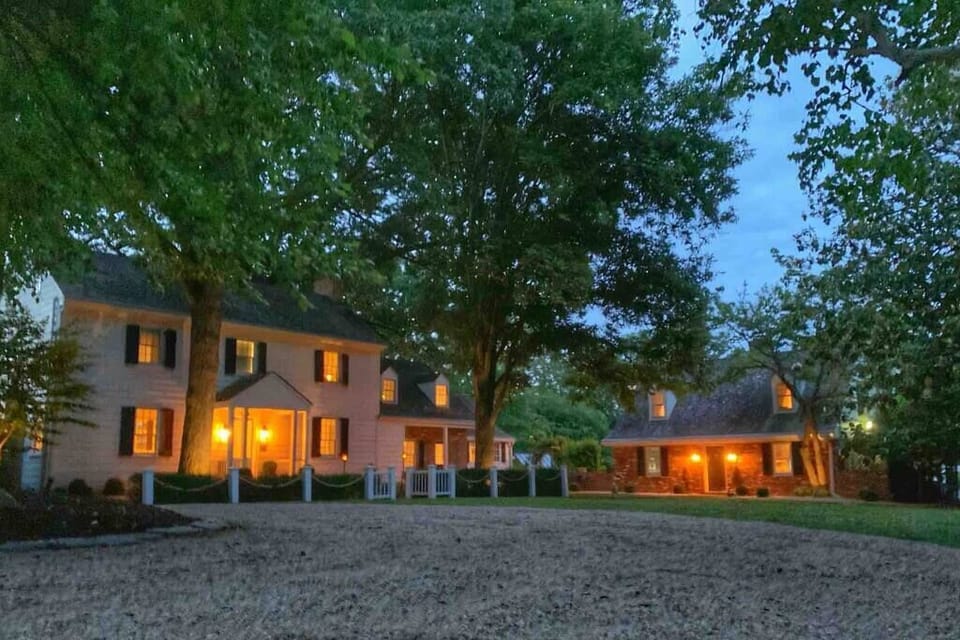 Dusk at Front of House