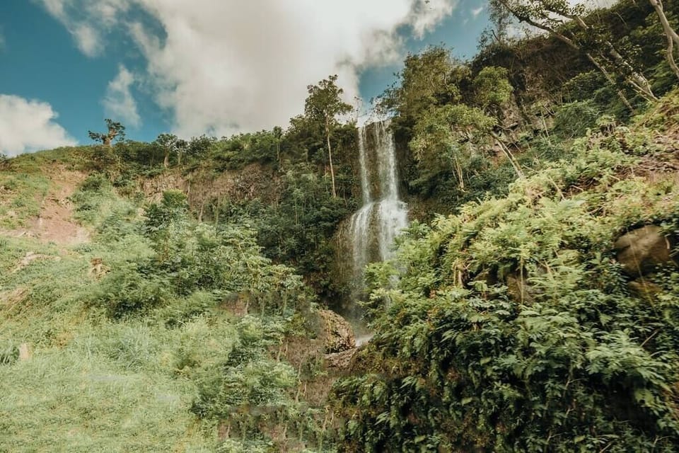 waterfall on the way to the house