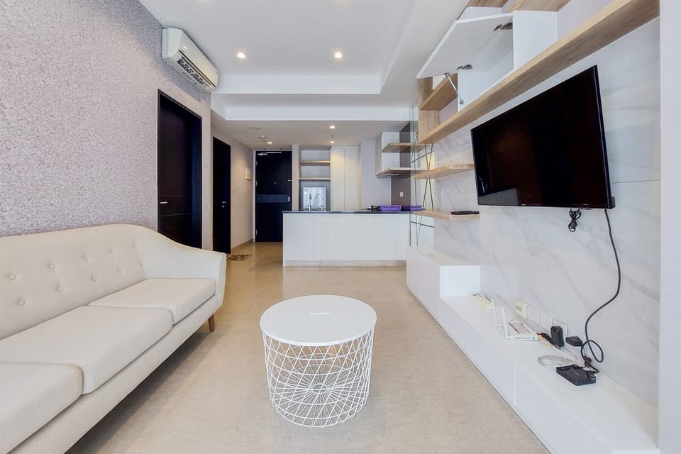 Apartment, 1 Bedroom | Living area | TV