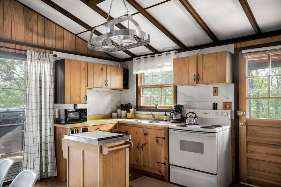 Fully-stocked kitchen