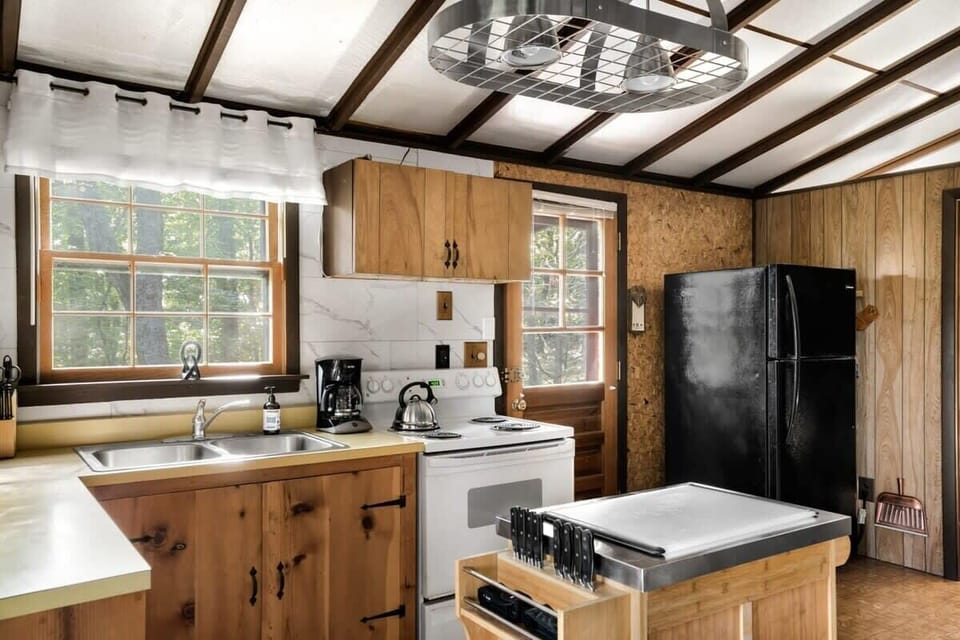 Fully-stocked kitchen