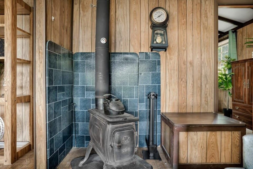 Wood stove to keep you cozy at night
