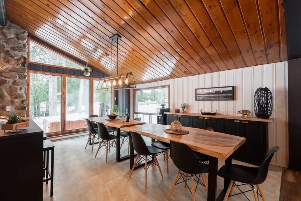 Bask in natural light, savor meals, and embrace tranquil views.