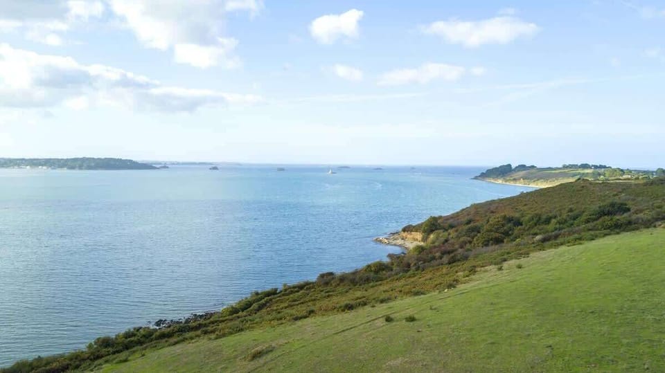 vue aérienne maison et vue