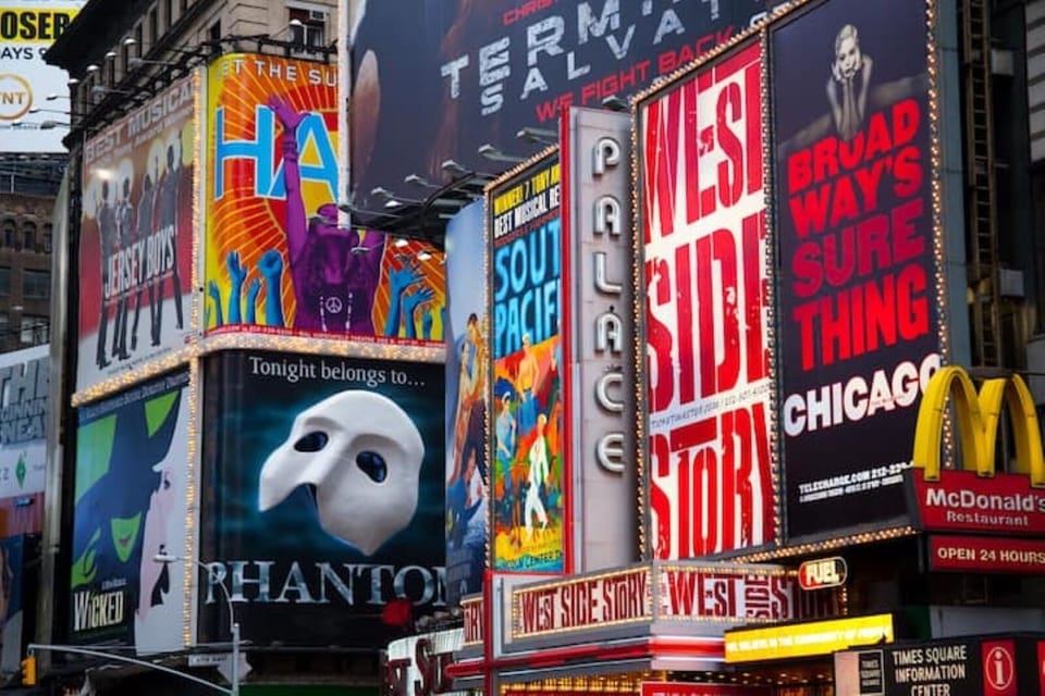 Catch a Broadway Show!
* (Only a 30 mins train ride away!)