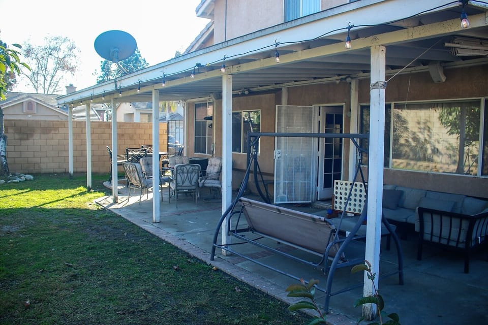 Relaxing outdoor area