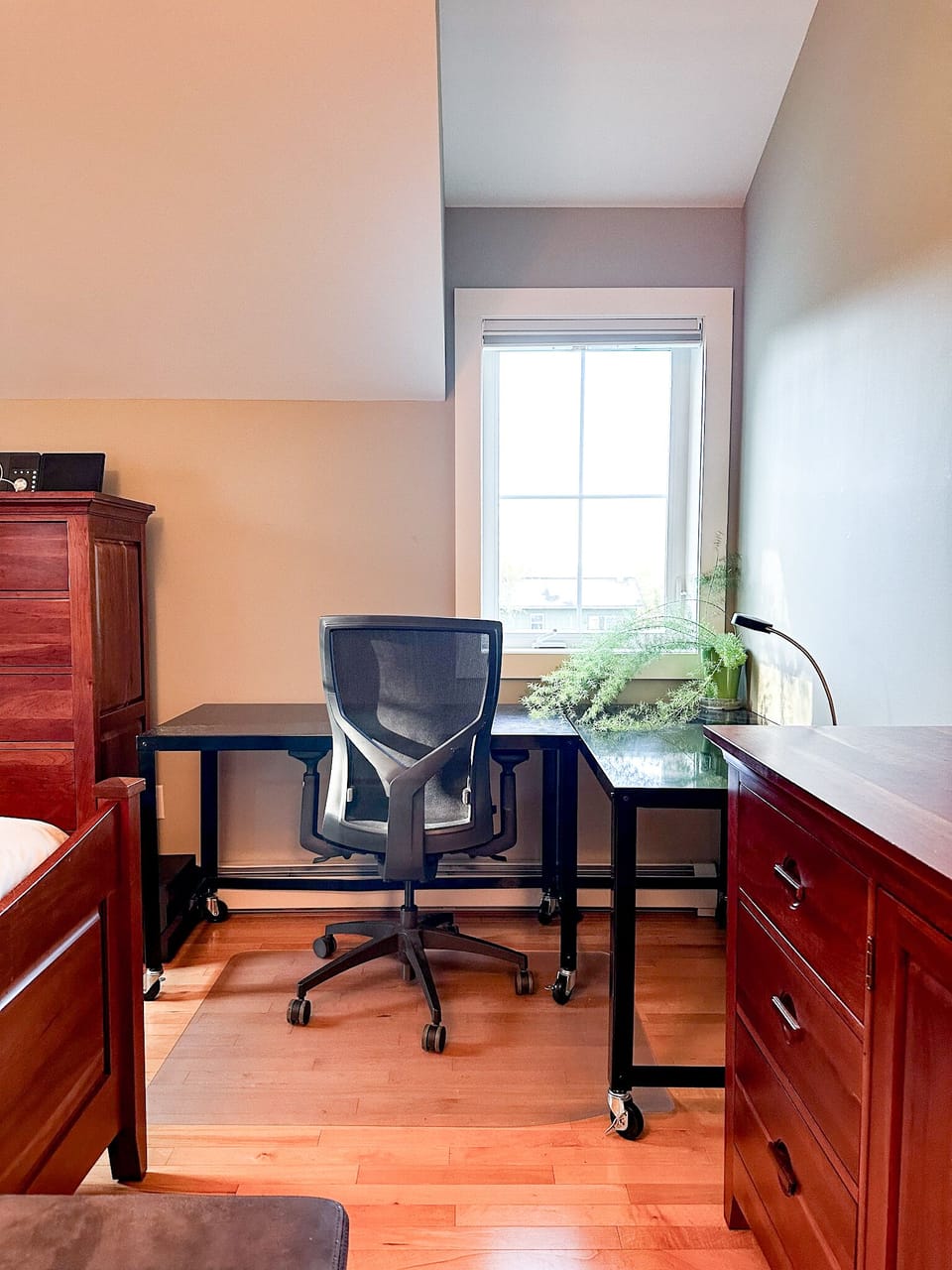 Office space in main bedroom