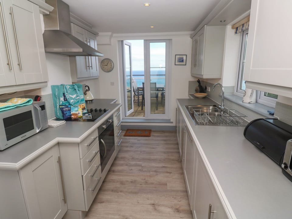 Fridge, dishwasher, electric kettle, toaster
