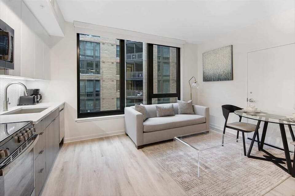 Noma Washington 1 Bedroom Living Room
