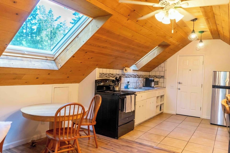 Full size kitchen and dining table for two