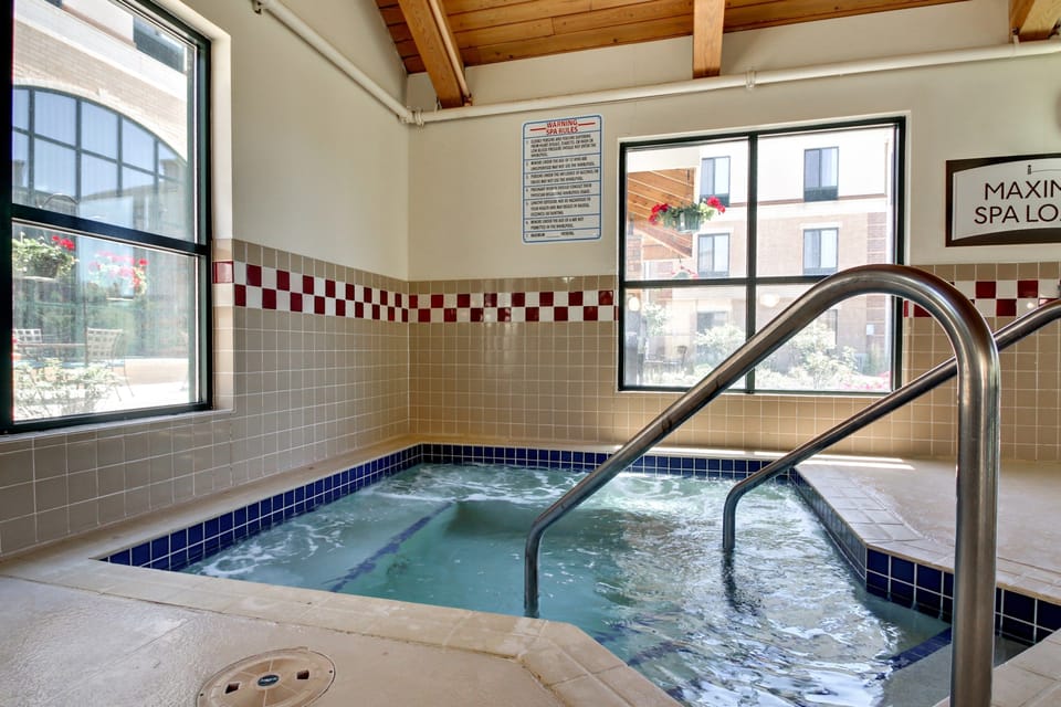 Relax in the hot tub.