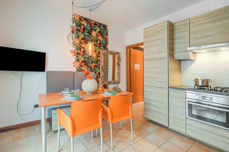 Kitchen and dining area