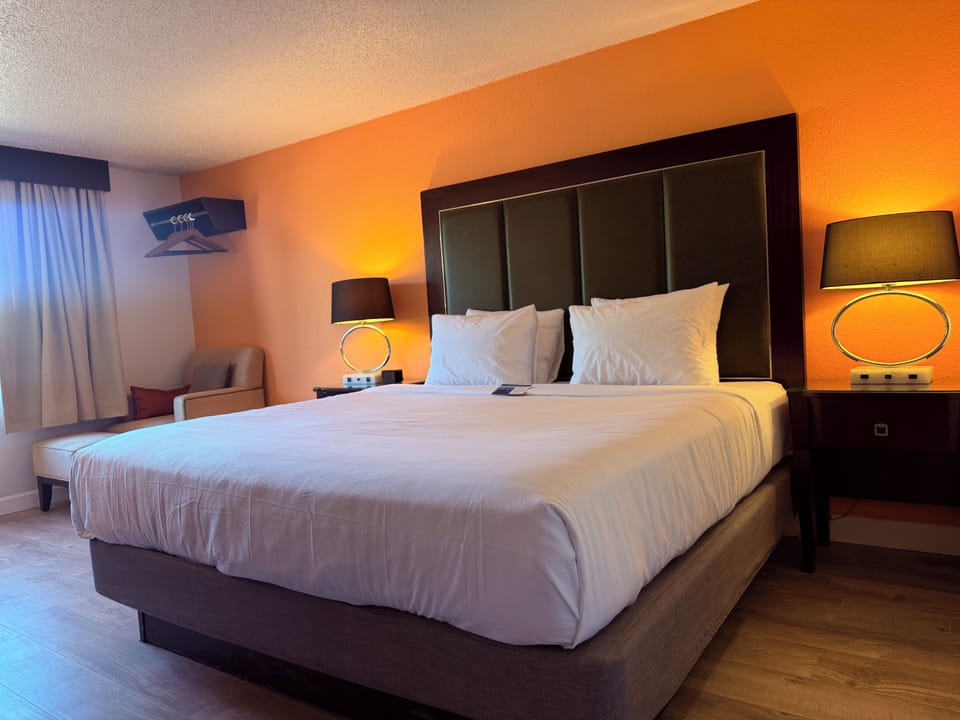 Standard Room, 1 King Bed, Non Smoking, Refrigerator & Microwave | Free WiFi, bed sheets