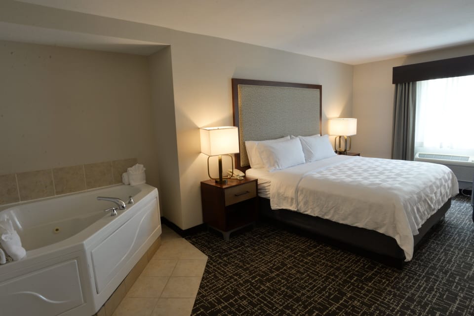Standard Room, 1 King Bed, Jetted Tub | In-room safe, iron/ironing board, free cribs/infant beds, rollaway beds