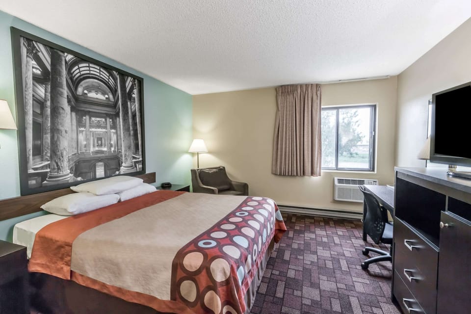 In-room safe, desk, iron/ironing board, free cribs/infant beds
